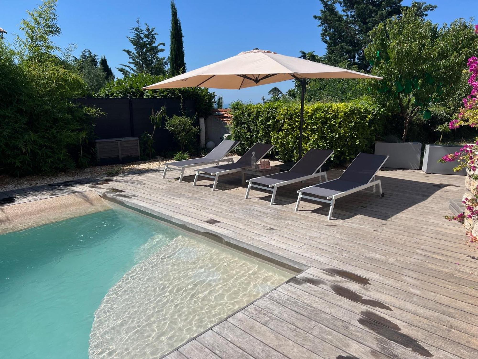 Superbe Piscine Proche Et Au Calme * Nice
